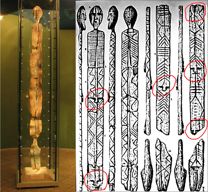 Illustration for article titled Esta intrigante figura de madera es anterior a las pirámides o a Stonehenge